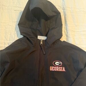 Youth small UGA anorak. Made by Champion.